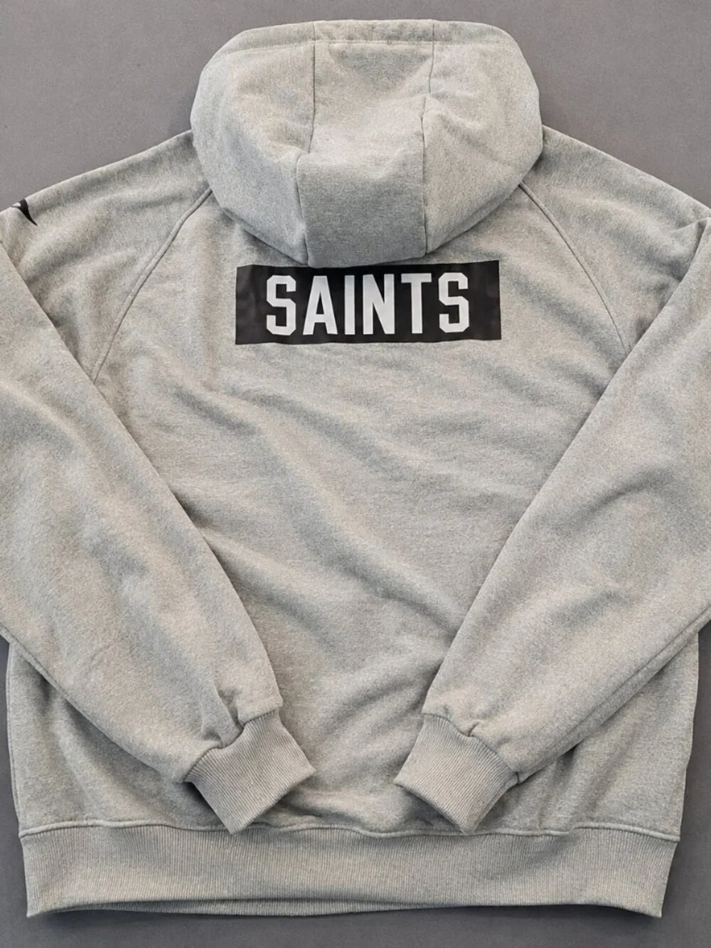 Nike New Orleans Saints Gray Full-Zip Hoodie NWT – Men’s L